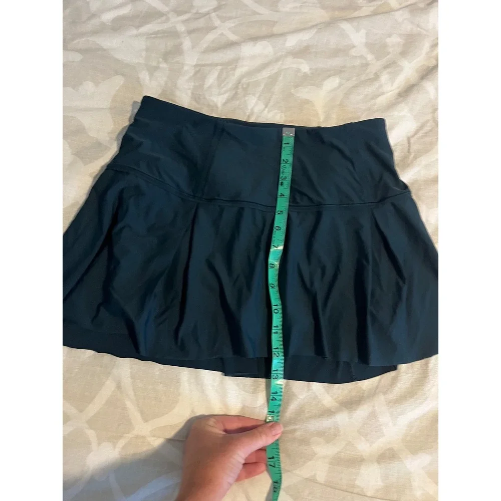 Lululemon lost in pace skirt skort dark teal (submarine) size 6